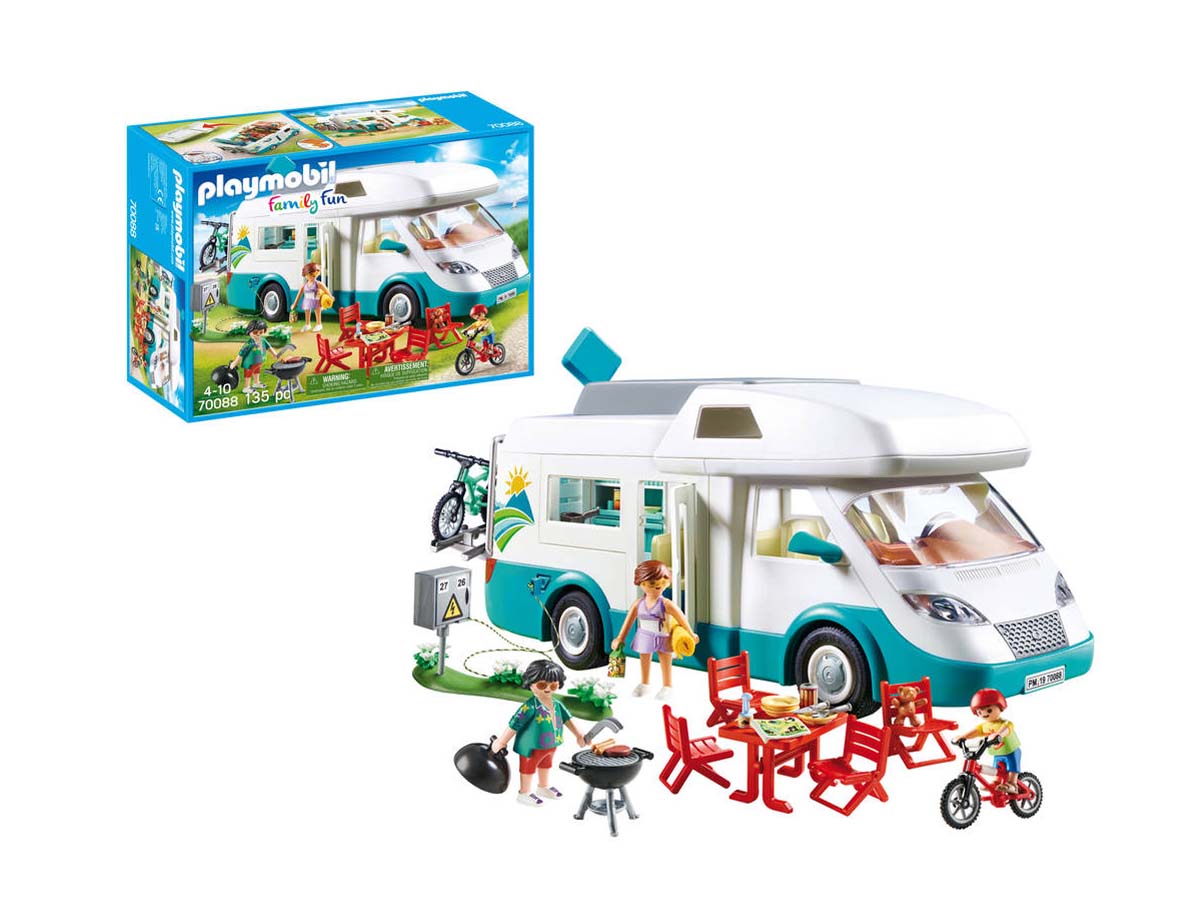PLAYMOBIL Family Fun camper met familie 70088